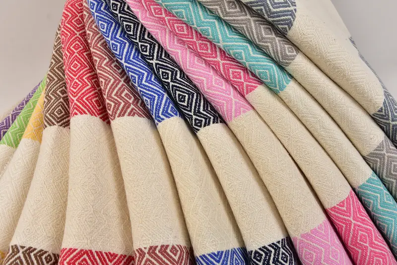 Bachelorette Party Favor, Quick-dry peshtemal, Soft towel, 68x38 Cotton Diamond Towel, Summer Towel, Personalized Gift, Friends Beach Towel - 5