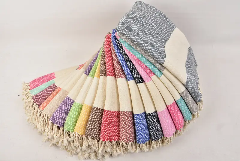 Bachelorette Party Favor, Quick-dry peshtemal, Soft towel, 68x38 Cotton Diamond Towel, Summer Towel, Personalized Gift, Friends Beach Towel - 4