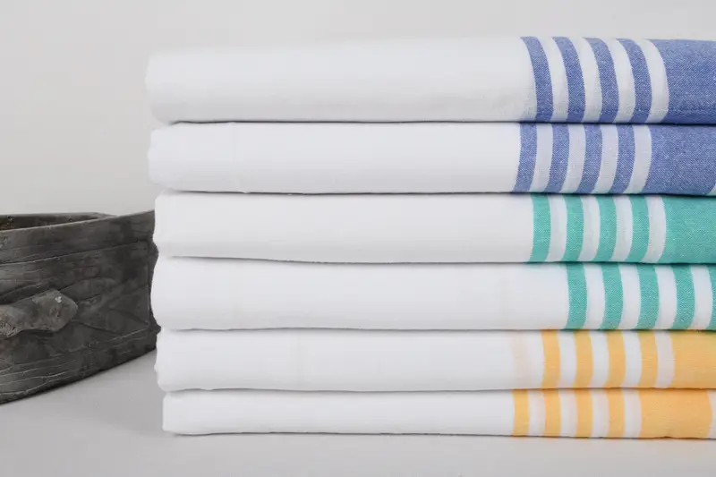 Personalized Dish Towel, Summer Towel, Personalized Kitchen Towel, Bulk Order Towel, 40x20 Cotton Striped Towel, Grandma Gift, Personalized Gift - 2