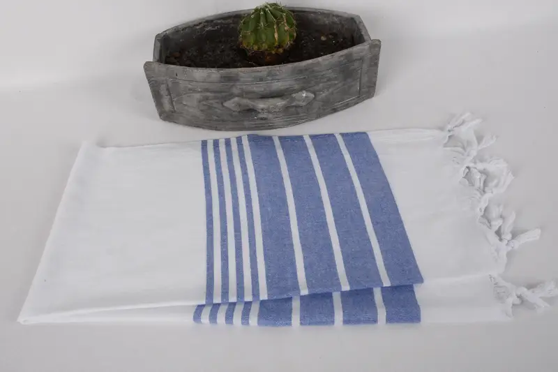 Personalized Dish Towel, Summer Towel, Personalized Kitchen Towel, Bulk Order Towel, 40x20 Cotton Striped Towel, Grandma Gift, Personalized Gift - 6