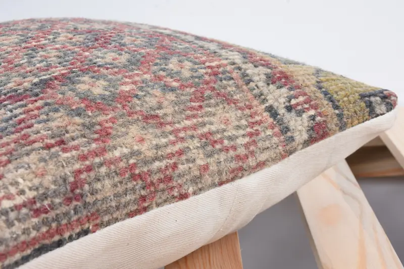12x12 Red Cushion Case, Shabby Chic Pillow Cover, Antique Pillows, Cushion Cover, Vintage Kilim Pillow, Outdoor Patio Pillow Cover, Turkish Pillow - 7