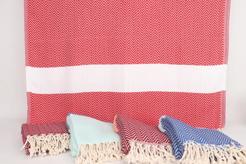 70x40 Cotton Chevron Towel, Towel With Name, Best Friend Gift Ideas, Personalized Turkish Towel, Monogram Turkish Towel, Bridesmaid Gifts - 8