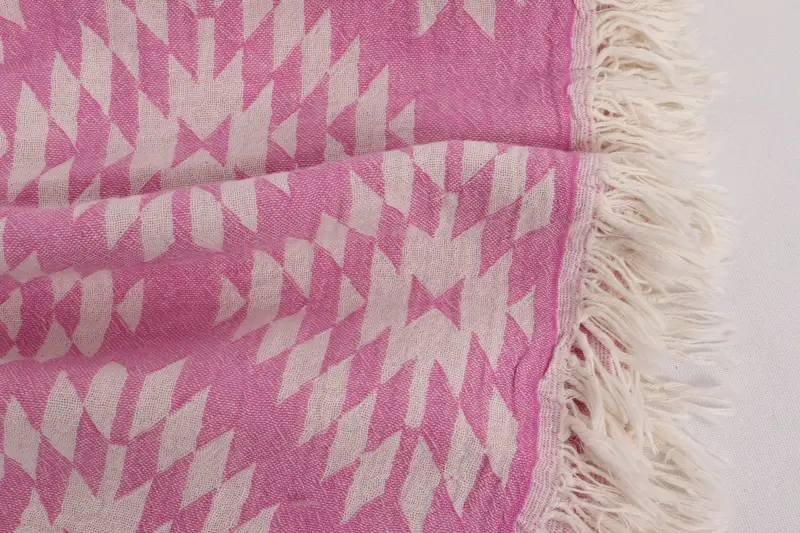 Gift For Her, Woven Blanket, 84x56 Cotton Kilim Towel, Turkish Beach Blanket, Housewarming Gift, Custom Wedding Gifts, Valentine Day Gift For Her - 8
