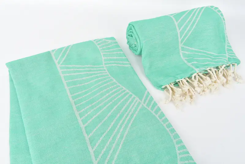 Turkish bath towel, 68x40 Cotton Striped Design Towel, Family Gift Basket, Bachelorette Gifts, Employee Gifts, Peshtemal Towel, Sand-resistant towel - 7