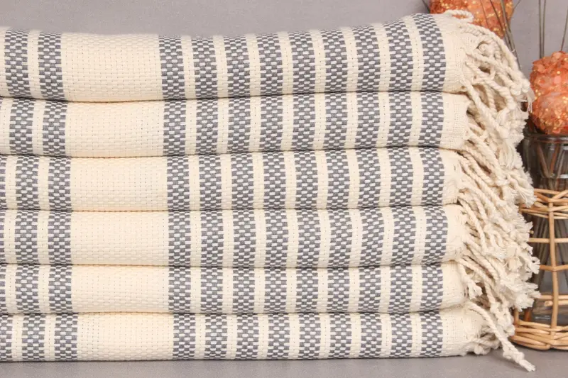 Bachelor Gift, Turkish bath towel, Embroidery Towel, Personalized Bridesmaid Gift, Bachelor Bachelorette Party Favors, 70x40 Cotton Striped Towel - 2