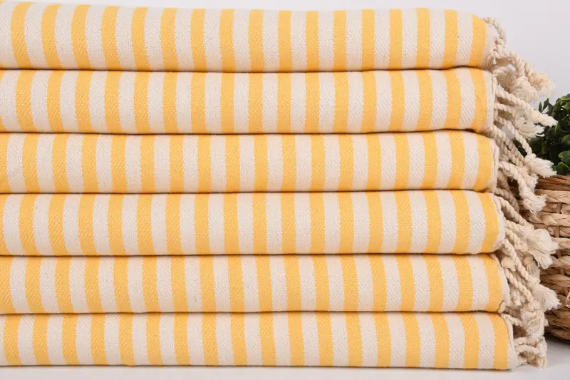 Bathroom Towels, Wedding Gift, Personalized Gifts, Gift For The Home Decor, Personalized Gift For Her, Summer Towel, 40x18 Cotton Striped Towel - 2