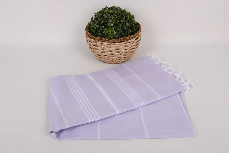 Merry Christmas Gifts, Personalized Bridesmaid Gift, Yoga Towel, Handwoven Turkish Towel, 70x40 Cotton Striped Towel, Thin towel, Turkish hand towel - 4