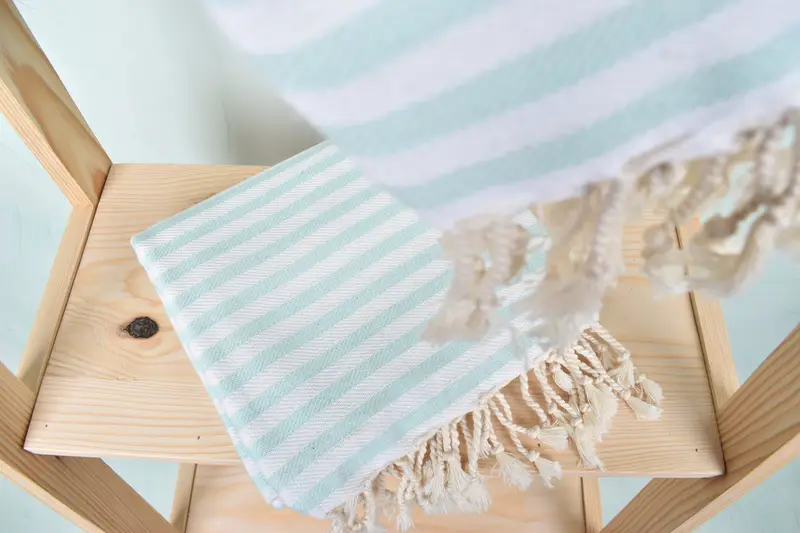 Personalized Bridesmaid Beach Towel, 70x40 Cotton Striped Towel, Pool Towels, Absorbent towel, Grandma Gift, Wedding Gifts Towel, Custom Gift - 5