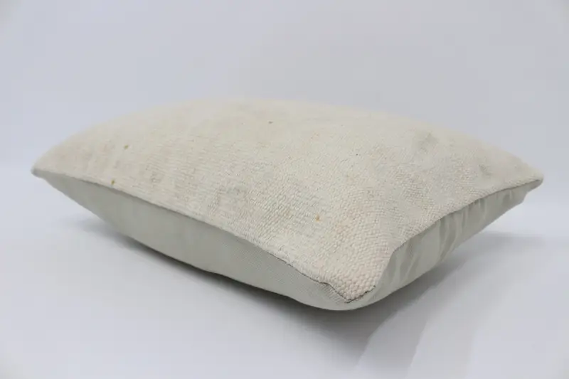 16x24 Beige Pillow, Handmade Cushion, Kilim Cushion Sham, Gift Pillow, Pillow, Throw Kilim Pillow, Aesthetic Cushion Case - 6