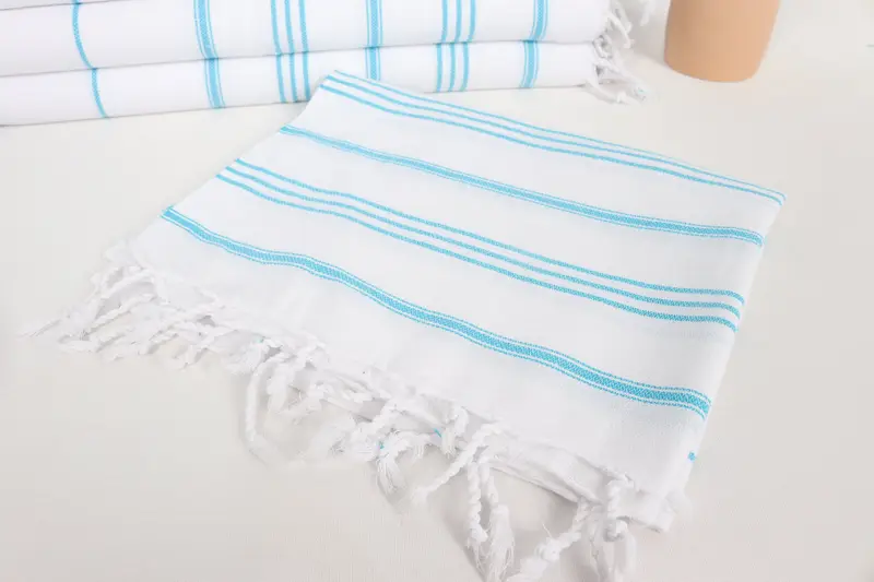Bridesmaid Gifts, 40x24 Cotton Striped Towel, Spa Towel, Bachelorette Party Favors, Turkish Towel Hand Towel, Small Bath Towels, Custom Name Towel - 5
