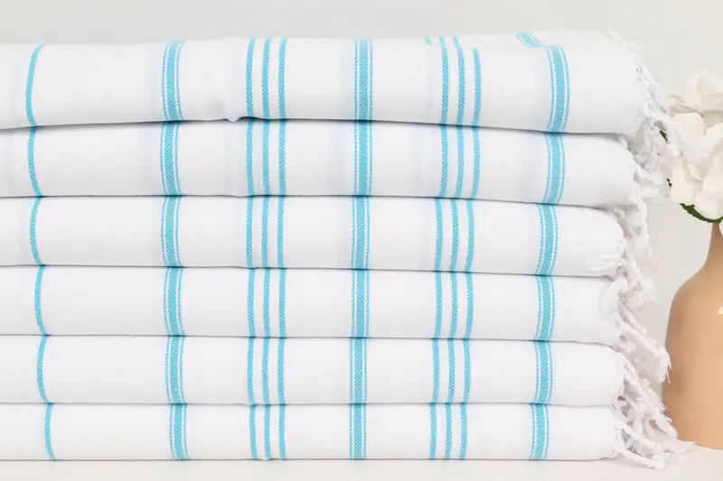 Bridesmaid Gifts, 40x24 Cotton Striped Towel, Spa Towel, Bachelorette Party Favors, Turkish Towel Hand Towel, Small Bath Towels, Custom Name Towel - 3