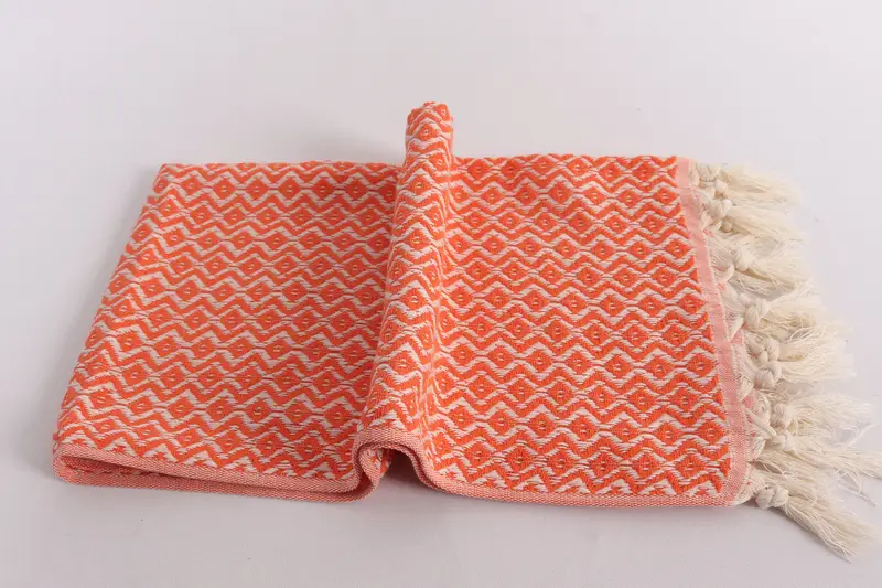 Kitchen Towel, Turkish Tea Towel, Wedding Hand Made Gift, Turkish Hand Towel, Gym Towel, Halloween Gifts, 36x18 Cotton Diamond Towel, Spa Towel - 6