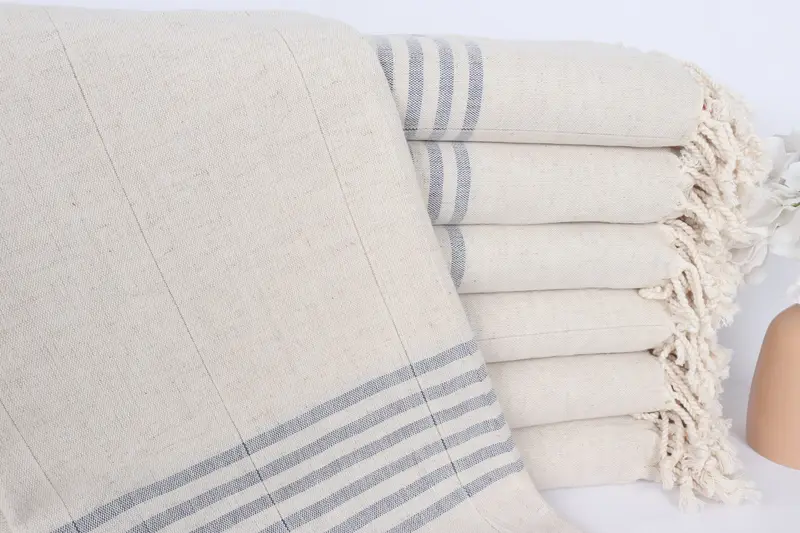 Sand-free towel, 68x36 Cotton Striped Towel, Personalize Gift, Girls Weekend Favors, Handmade Turkish Towel, Quick-dry towel, Handmade Gift - 1