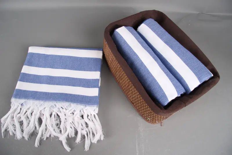 70x40 Cotton Striped Towel, Bath towel, Bridesmaid Towel, Beach Size Towel, Wedding Gift For Bride, Turkish beach towel, Custom Beach Towel - 5