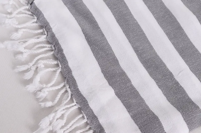 Gift For Best Friend, Custom Hand Towel, Wedding Favors, Handmade Gift, Turkish Tea Towel, 44x20 Cotton Striped Towel, Beach Theme Wedding Gift - 7