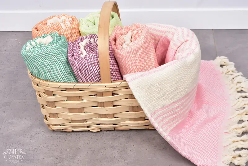 Arizona Bachelorette Party Favors, Custom Wedding Gifts, Custom Wedding Gift, Bridesmaid Gift, House Warming Gift, 70x40 Cotton Striped Towel - 7