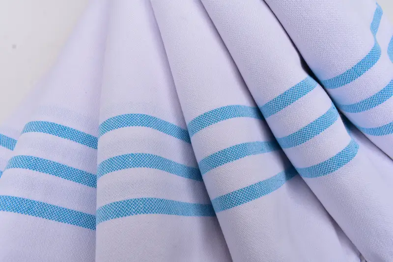 Best Friend Gift, Monogram Kitchen Towel, Bridesmaid Gifts, Kitchen Towel, 40x24 Cotton Striped Towel, Wedding Hand Made Gift, Bachelorette Gifts - 5