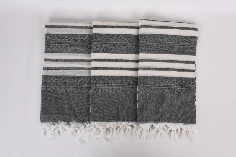 Fouta towel, Oversized Beach Towel, 68x40 Cotton Striped Towel, Bachelorette Party Gifts Bridesmaids, Best Friend Christmas Gift, Turkish bath towel - 7