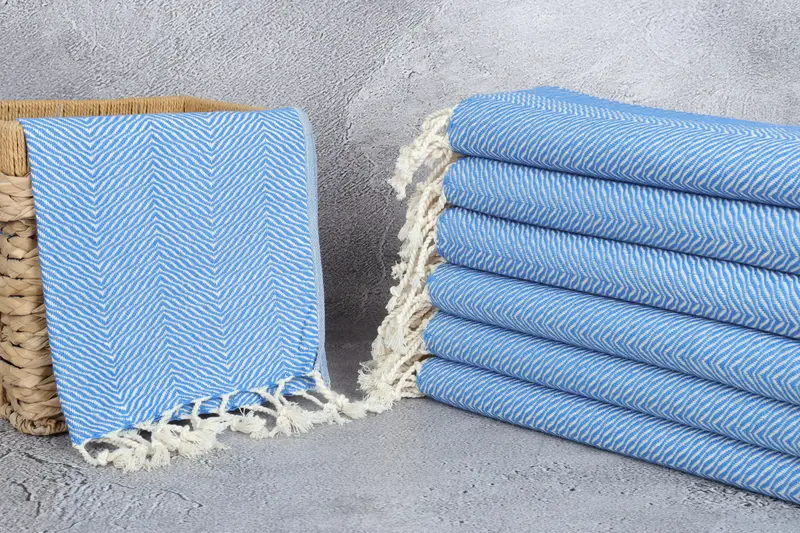 Personalized Dish Towel, Personalized Hand Towel, Organic Tea Towel, Kitchen Towel, 40x20 Cotton Chevron Towel, Bachelor Bachelorette Party Favors - 3