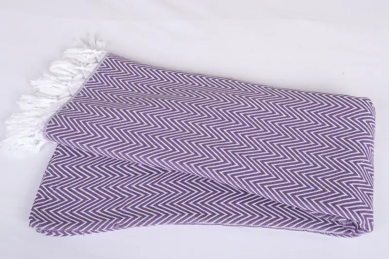 Organic Throw, Bedspread, Woven Blanket, Best Wedding Gift, 96x80 Cotton Chevron Towel, Wedding Gift Ideas, Christmas Tablecloth, Decorative Blanket - 6