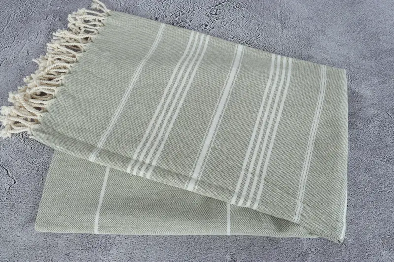 Personalized Wedding Gift, Bachelorette Towel, Organic towel, 68x40 Cotton Striped Towel, Organic Beach Towel, Turkish hand towel, Christmas Favors - 6