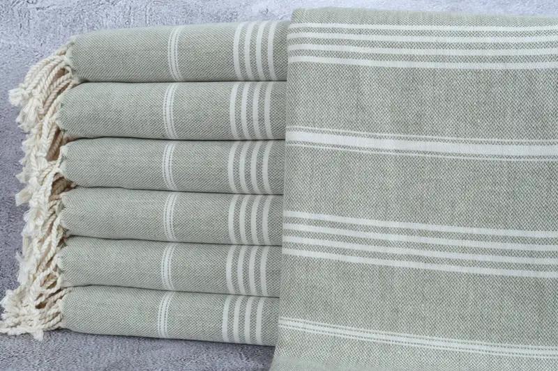 Personalized Wedding Gift, Bachelorette Towel, Organic towel, 68x40 Cotton Striped Towel, Organic Beach Towel, Turkish hand towel, Christmas Favors - 1