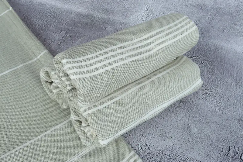 Personalized Wedding Gift, Bachelorette Towel, Organic towel, 68x40 Cotton Striped Towel, Organic Beach Towel, Turkish hand towel, Christmas Favors - 7