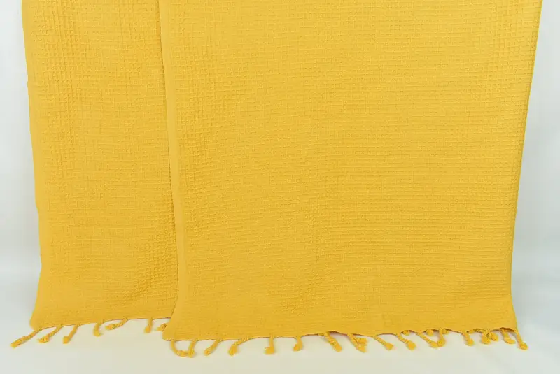 Throw Blanket, 92x68 Cotton Waffle Towel, Gift For Mom, Custom Blanket, Bridesmaid Gifts, Wedding Anniversary Gift, Thanksgiving Tablecloth - 7