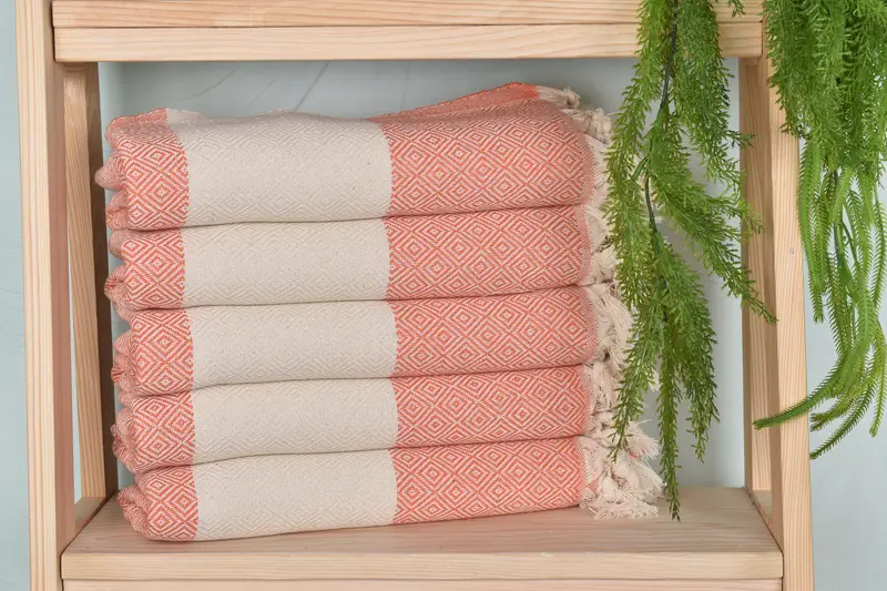 Personalized Wedding Gift, Employee Gifts, 70x40 Cotton Diamond Towel, Peshtemal Towel, Personalized Beach Towel, Eco-Friendly Turkish Towel - 2