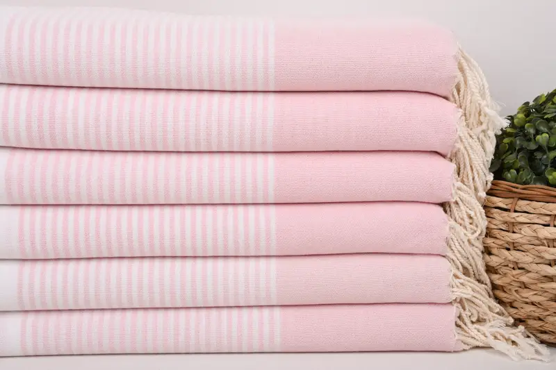 Bachelorette Party Favors, 70x40 Cotton Striped Towel, Bridal Gifts, Bridesmaid Gifts, Large Turkish Towel, Bulk Order Towel, Housewarming Gift - 2