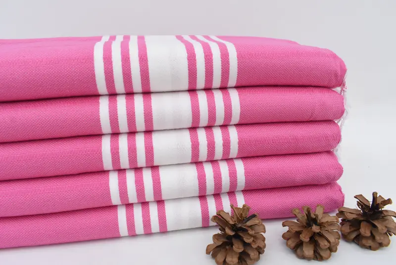 Embroidered Beach Towel, Bridal Shower Favor, Bachelorette Party Favors, Quick-Dry Beach Towel, Bachelorette Party Gifts, 70x40 Cotton Striped Towel - 2