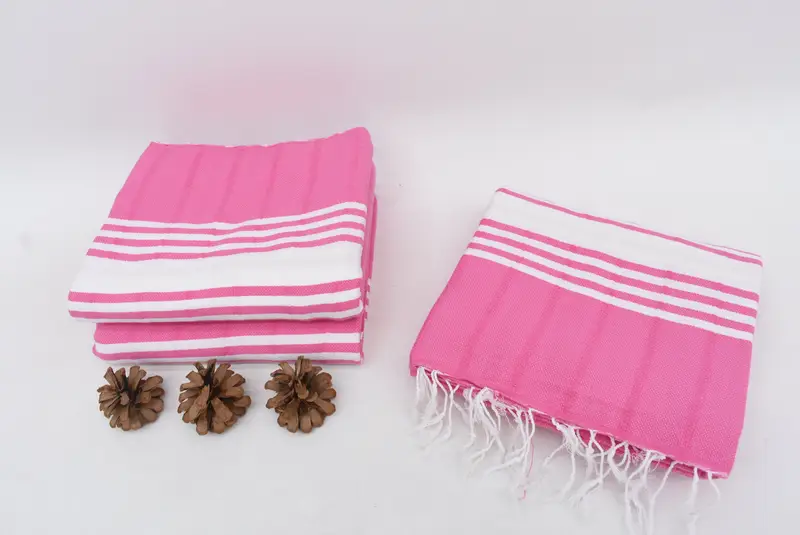 Embroidered Beach Towel, Bridal Shower Favor, Bachelorette Party Favors, Quick-Dry Beach Towel, Bachelorette Party Gifts, 70x40 Cotton Striped Towel - 7
