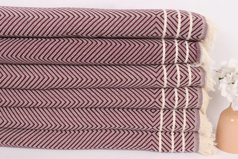 96x70 Cotton Diamond Towel, Throw Blanket, Custom Wedding Gifts, Personalized Bridesmaid Gift, Oversized Beach Towel, Bridal Shower Gift - 3