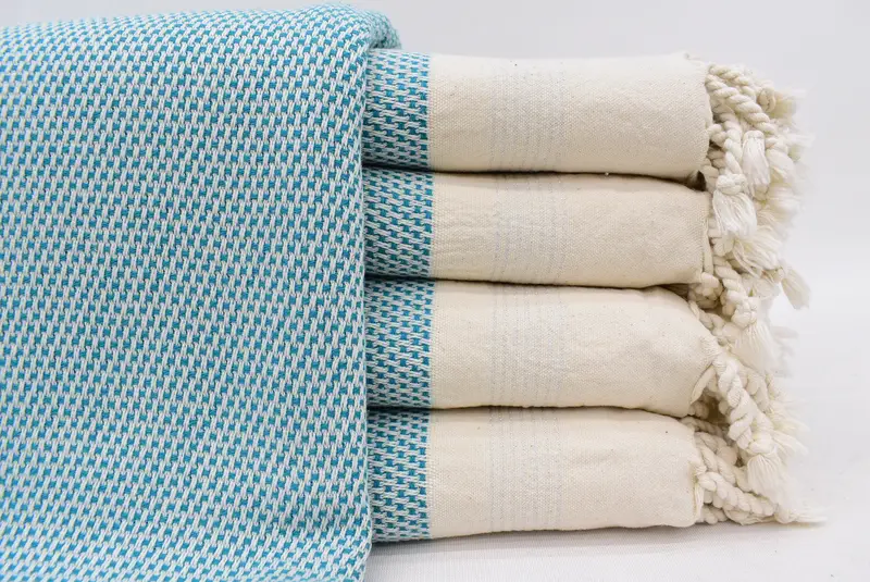 Quick-dry towel, Sand-free towel, 70x40 Cotton Striped Towel, Monogram Turkish Towel, Spa Towel, Cute Beach Towel, Bridesmaid Gifts Personalized - 1