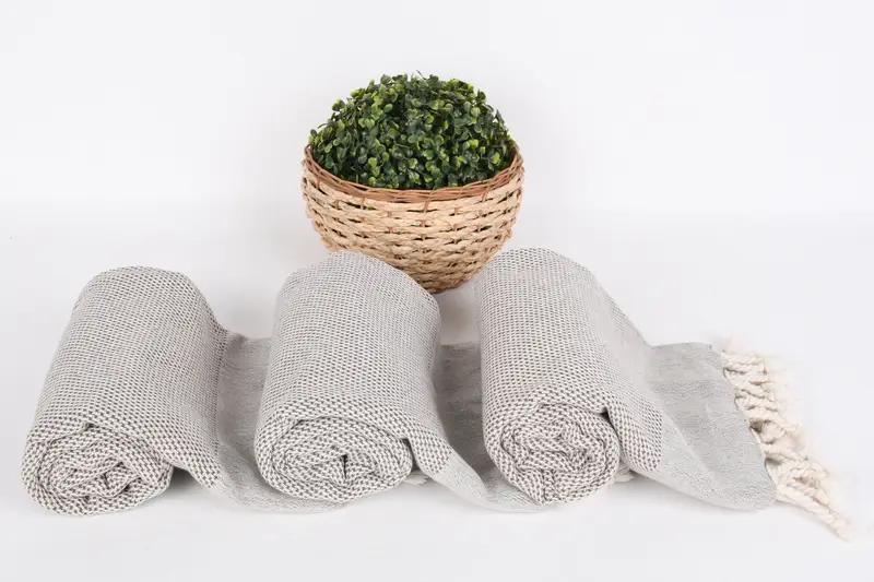 Bachelor Gifts, 70x40 Cotton Geometric Towel, Girls Weekend Favors, Organic towel, Wedding Gift For Bride, Beach Theme Wedding Gift, Absorbent towel - 8