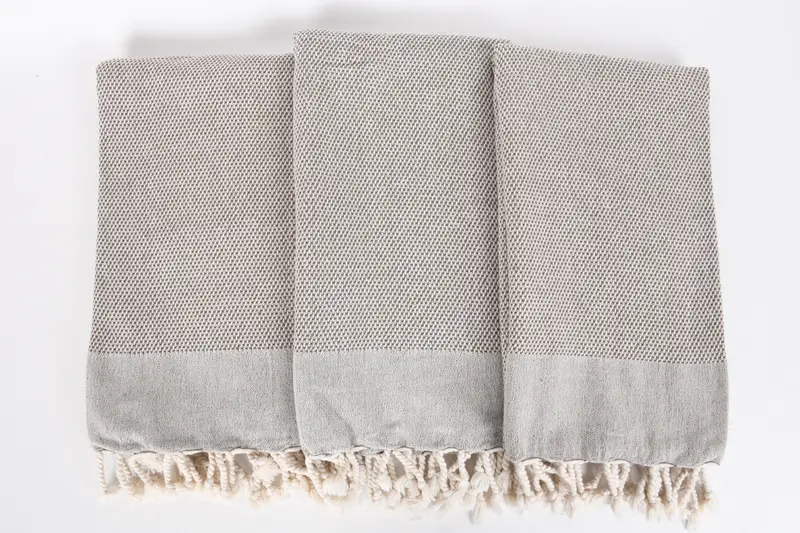 Bachelor Gifts, 70x40 Cotton Geometric Towel, Girls Weekend Favors, Organic towel, Wedding Gift For Bride, Beach Theme Wedding Gift, Absorbent towel - 7