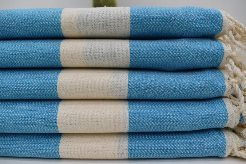 70x40 Cotton Striped Towel, Bachelorette Party Gift, Lightweight Turkish towel, Employee Gifts, Sand-resistant towel, Valentines Day Gift For Her - 1