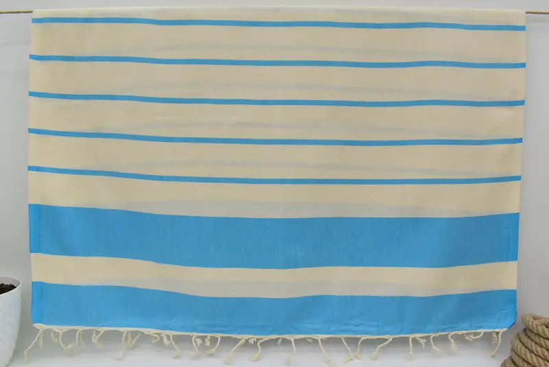 70x40 Cotton Striped Towel, Bachelorette Party Gift, Lightweight Turkish towel, Employee Gifts, Sand-resistant towel, Valentines Day Gift For Her - 6