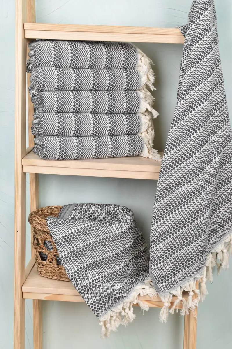 Best Friend Gift Ideas, Beach towel, Turkish Towel Beach, 70x38 Cotton Diamond Towel, Bachelorette Party Gifts Bridesmaids, Guest Towel - 3