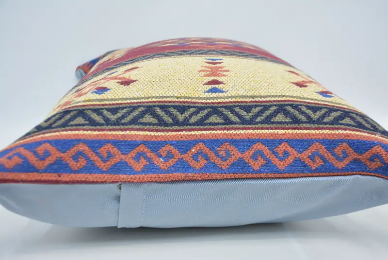 Pillow Sham, Pillow for Sofa, Office Chair Pillow Sham, 20x28 Red Pillow Case, Farmhouse Pillow Case, Kilim Pillow Cover, Ethnical Kilim Rug Pillow - 5