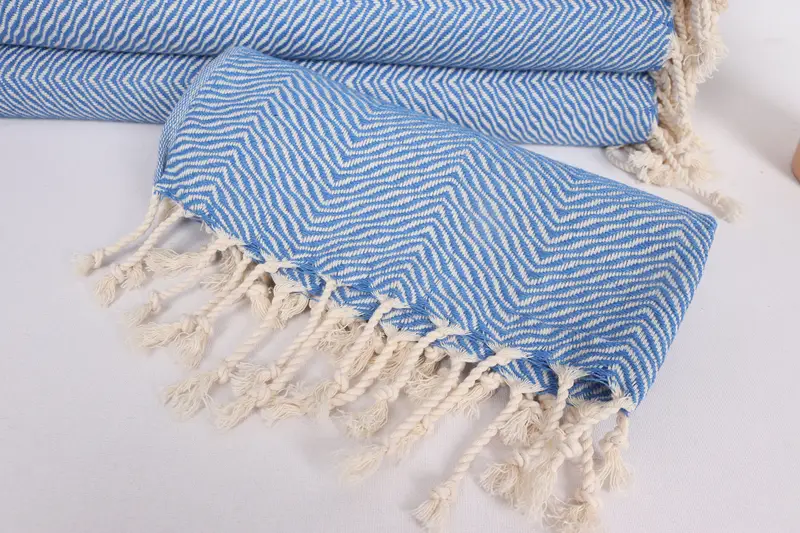 Turkish Tea Towel, Wedding Favors, Turkish Hand Towel, Bridesmaid Gifts Personalized, Summer Gift, Bridesmaid Gift, 40x20 Cotton Chevron Towel - 4