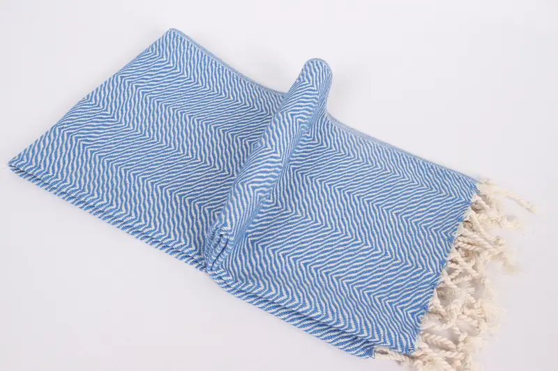 Turkish Tea Towel, Wedding Favors, Turkish Hand Towel, Bridesmaid Gifts Personalized, Summer Gift, Bridesmaid Gift, 40x20 Cotton Chevron Towel - 6
