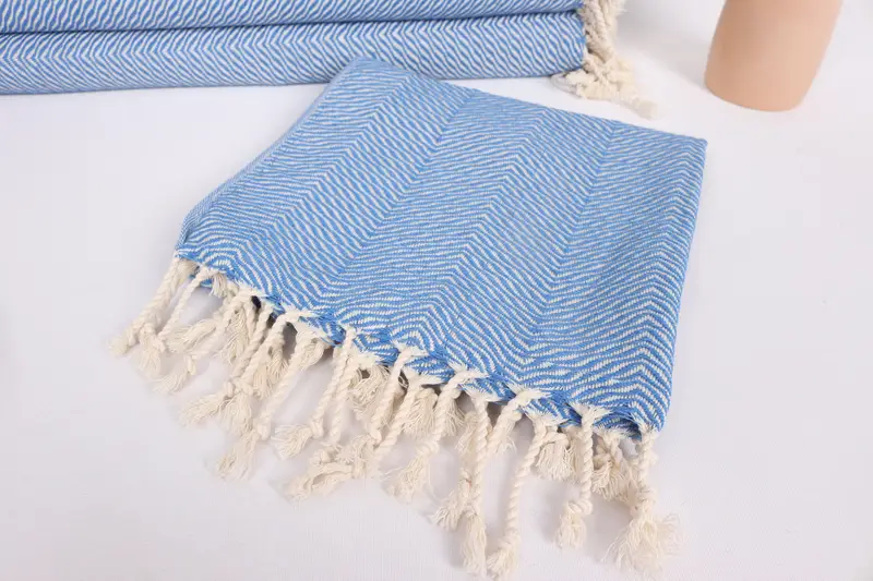 Turkish Tea Towel, Wedding Favors, Turkish Hand Towel, Bridesmaid Gifts Personalized, Summer Gift, Bridesmaid Gift, 40x20 Cotton Chevron Towel - 5