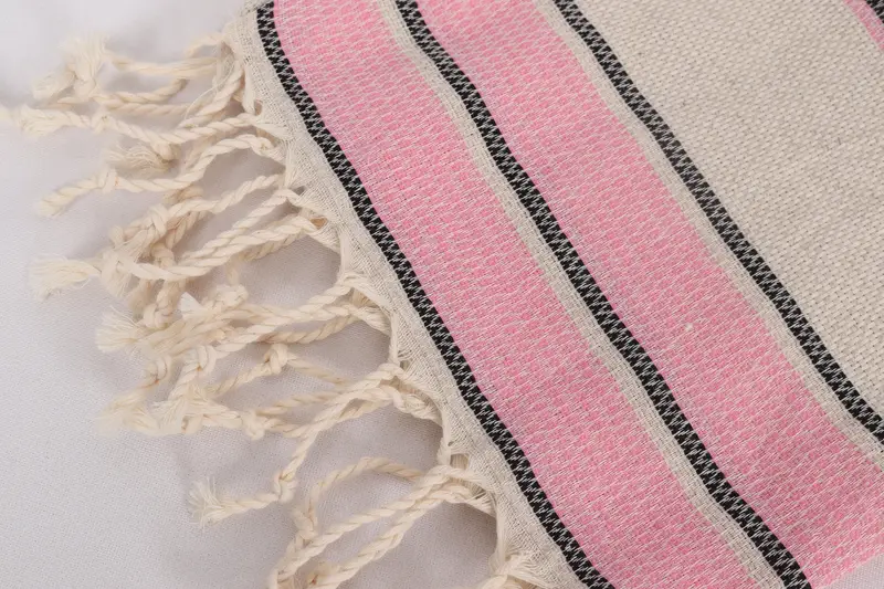 Kitchen Towel, Bridal Shower Gifts, Wedding Hand Made Gift, 40x20 Linen Striped Towel, Personalized Dish Towel, Best Wedding Gift, Wedding Favors - 7