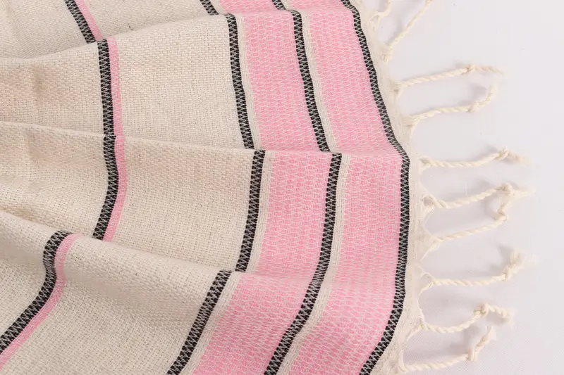 Kitchen Towel, Bridal Shower Gifts, Wedding Hand Made Gift, 40x20 Linen Striped Towel, Personalized Dish Towel, Best Wedding Gift, Wedding Favors - 8