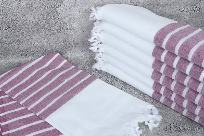 Bridesmaid Gifts, Beach Towel Bulk, Monogram Turkish Towel, Sand-free peshtemal towel for the beach, 70x40 Cotton Striped Towel, Wedding Gift Ideas - 2