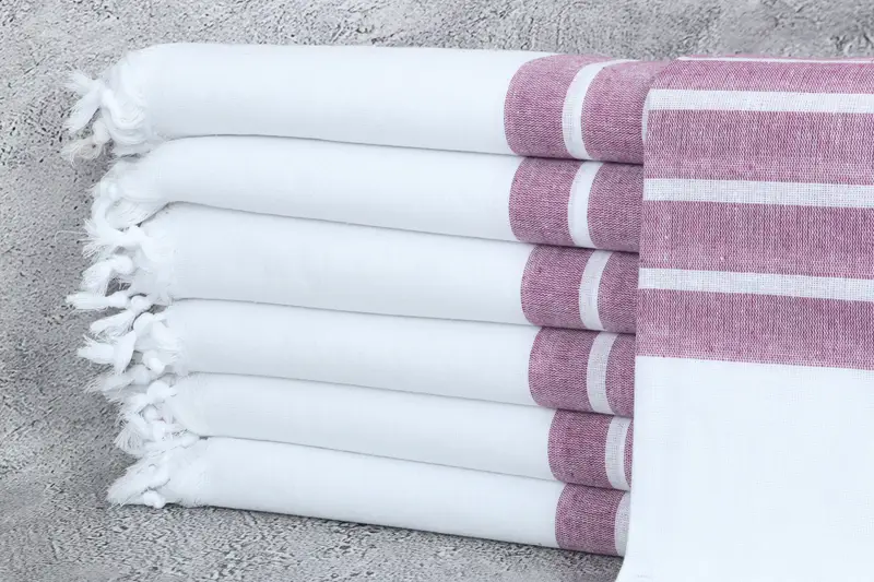 Bridesmaid Gifts, Beach Towel Bulk, Monogram Turkish Towel, Sand-free peshtemal towel for the beach, 70x40 Cotton Striped Towel, Wedding Gift Ideas - 1