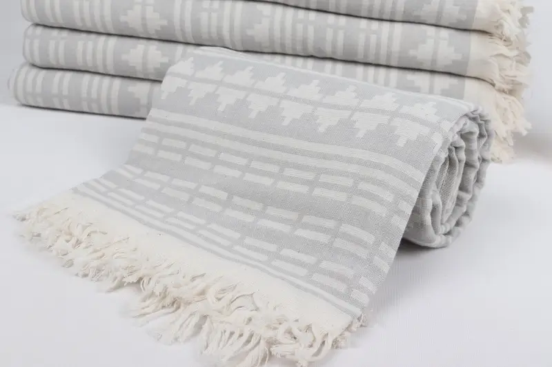 Gift For Him, Pool Towels, Lightweight towel, Gift For Best Friend, 70x40 Cotton Kilim Design Towel, Bridal Shower Gift, Turkish Towel Beach Towel - 5