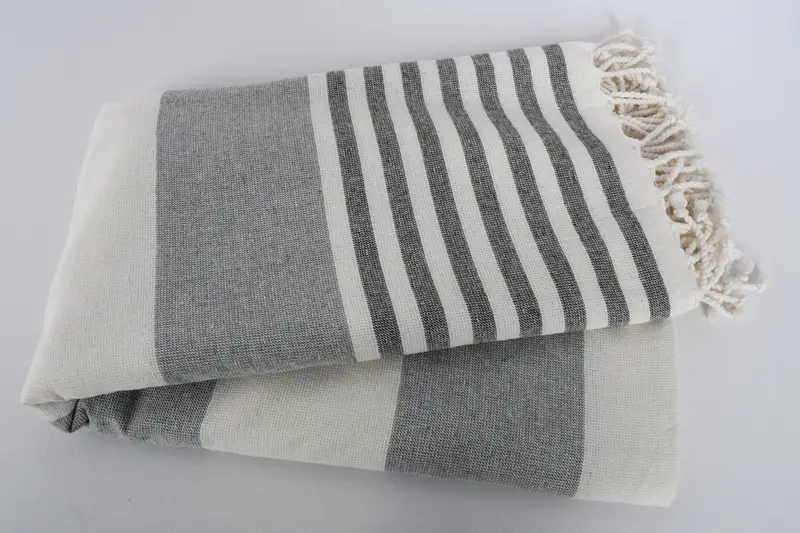 Bridal Shower Gift, Xmas Gifts, Cute Beach Towel, Bachelorette Gifts, Bridesmaid Gifts, 68x36 Cotton Striped Terry Towel, Turkish bath towel for spa - 3