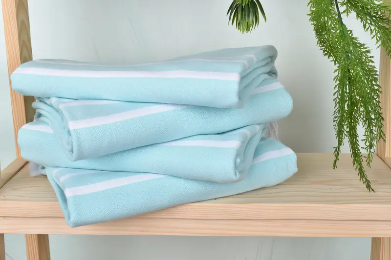 70x40 Cotton Striped Towel, Gift For Coworker, Personalized Bridesmaid Gift, Bachelor Towel, Monogram Beach Towel, Travel Towel, Peshtemal Towel - 7